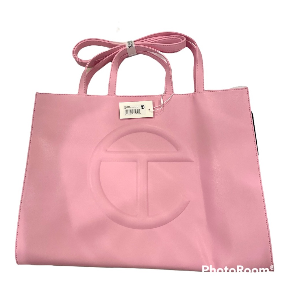 Large Telfar Bubblegum Pink Shopping Bag NWT